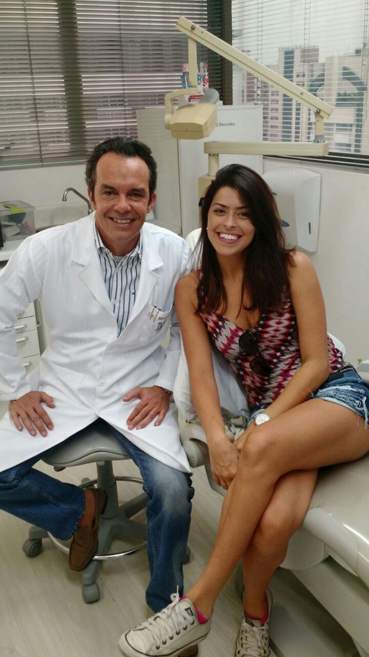 Dr. Marcelo Martins com paciente da televisão