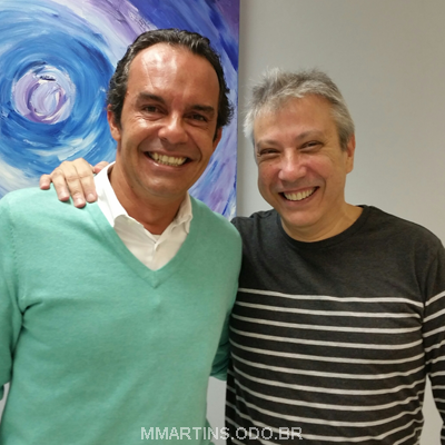 Dr. Marcelo Martins com paciente conhecido